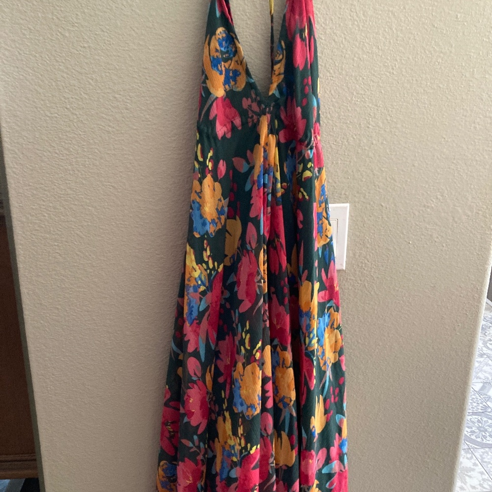 Halter maxi dress